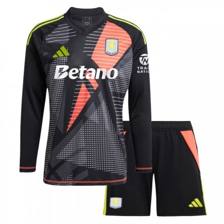 Dječji Nogometni Dres Aston Villa Golmanski 2024-25 Crna Dugim Rukavima Dječji Nogometni Dres Aston Villa Golmanski 2024-25 Crna Dugim Rukavima